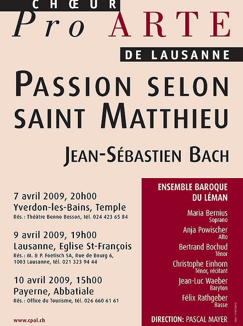 Passion selon saint Matthieu