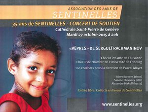 Concert pour Sentinelles