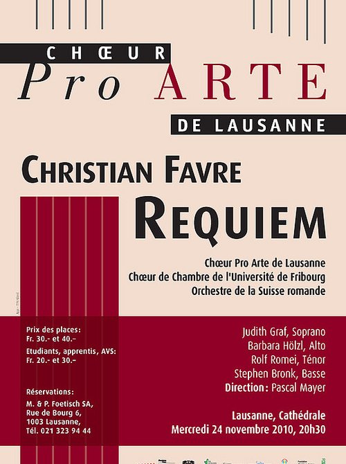 Requiem de Christian Favre