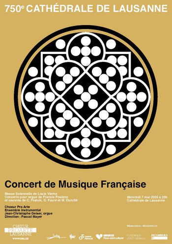 Musique française pour le 750e de la cathédrale de Lausanne