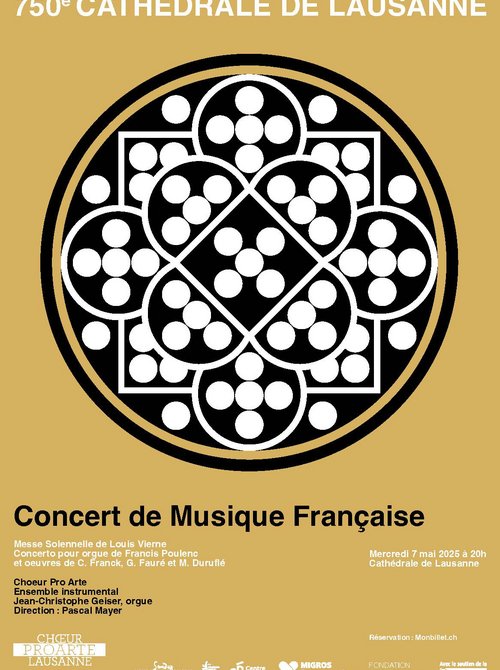 Musique française pour le 750e de la cathédrale de Lausanne