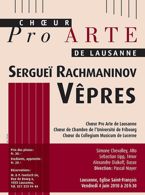 Les vêpres de Rachmaninov