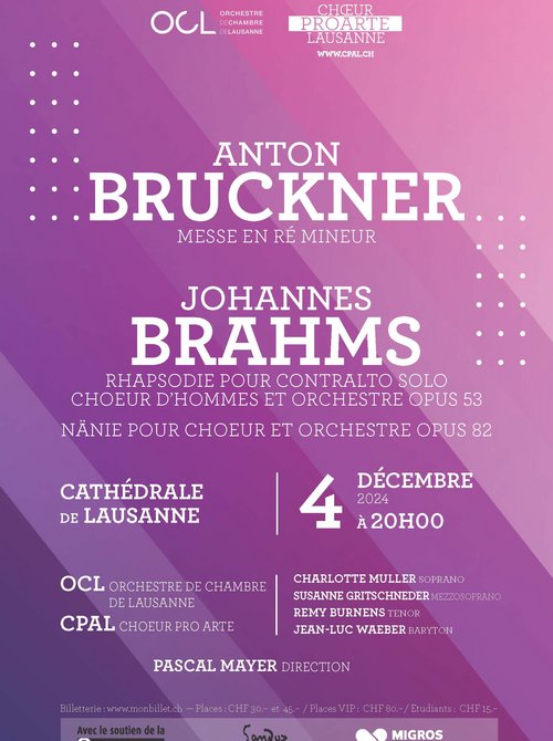 Bruckner & Brahms